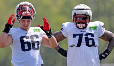 Patriots training camp recap: Offensive line questions back in focus