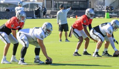 Raiders news: Jackson Powers-Johnson and Jordan Meredith are competing