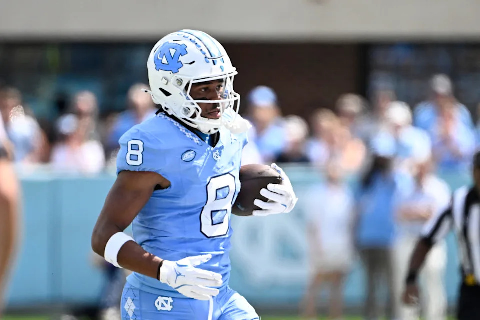 North Carolina WR Kobe Paysour | Bob Donnan-Imagn Images