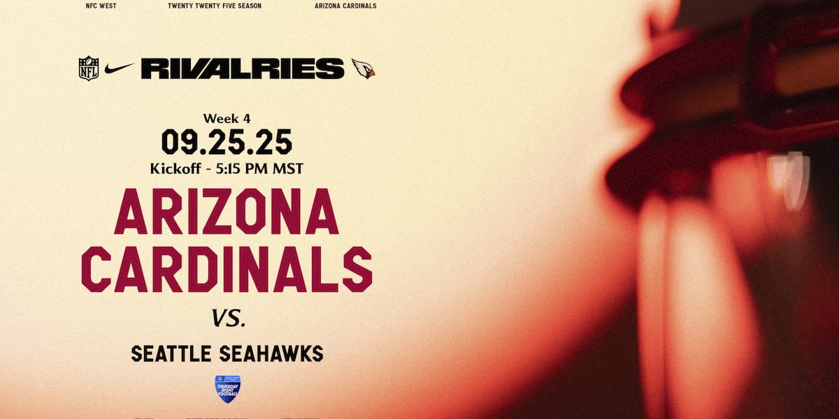 Cardinals to open new ‘Rivalries’ series against Seahawks on primetime