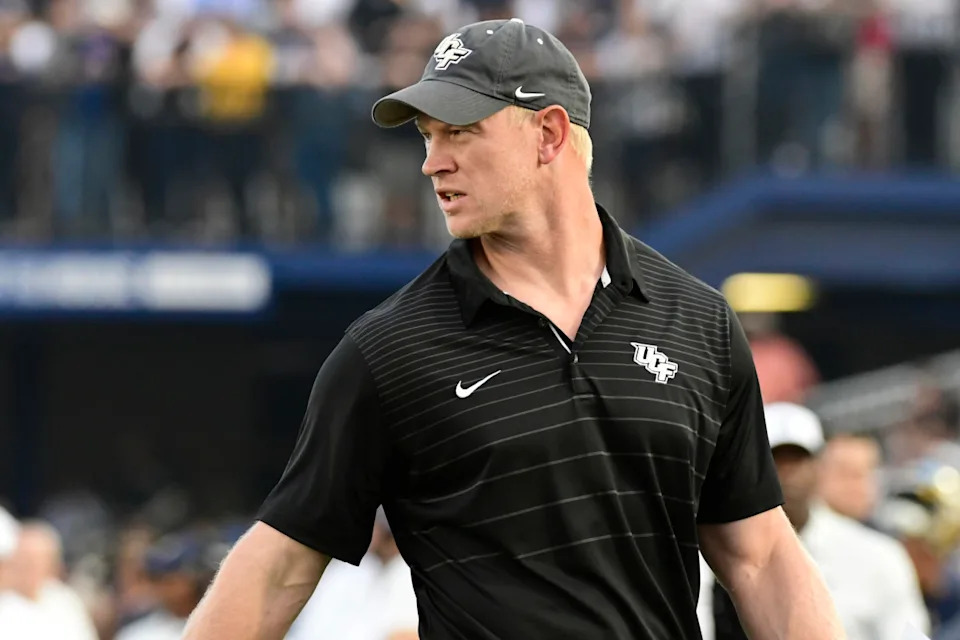 UCF Knights head coach Scott Frost.© Tommy Gilligan-Imagn Images