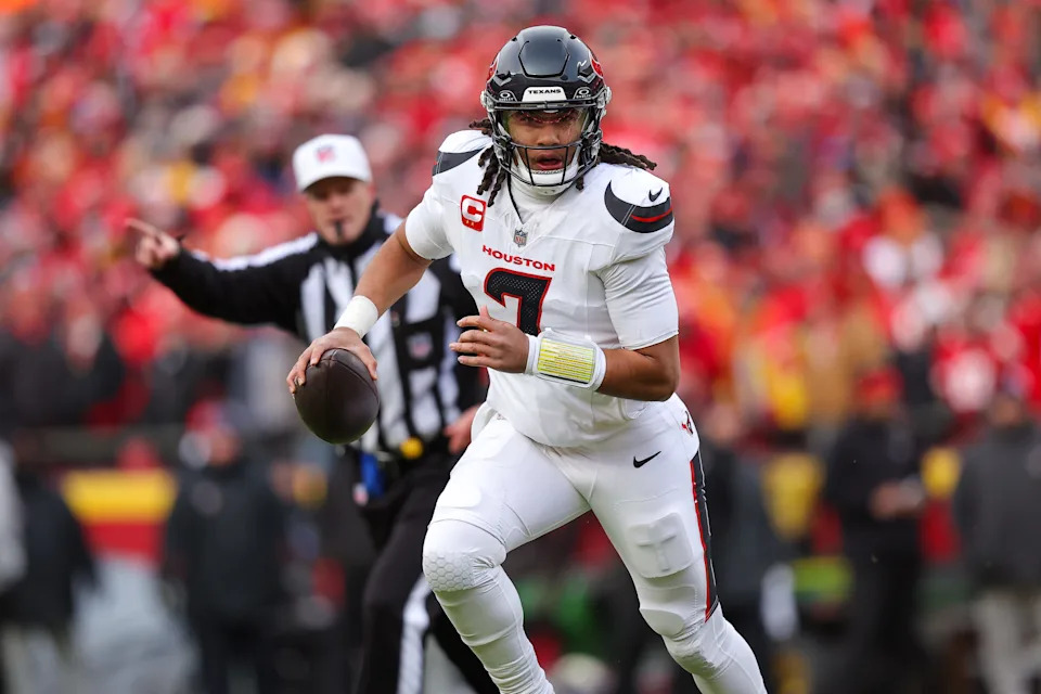 Wide receivers were injured frequently last season in Houston. That could explain the drop in passing yardage and increase in interceptions from five as a rookie to 12 in 2024 for C.J. Stroud. The Texans took a couple Iowa State receivers in the draft. That won't build confidence as they adjust to the NFL. Decision: Pass