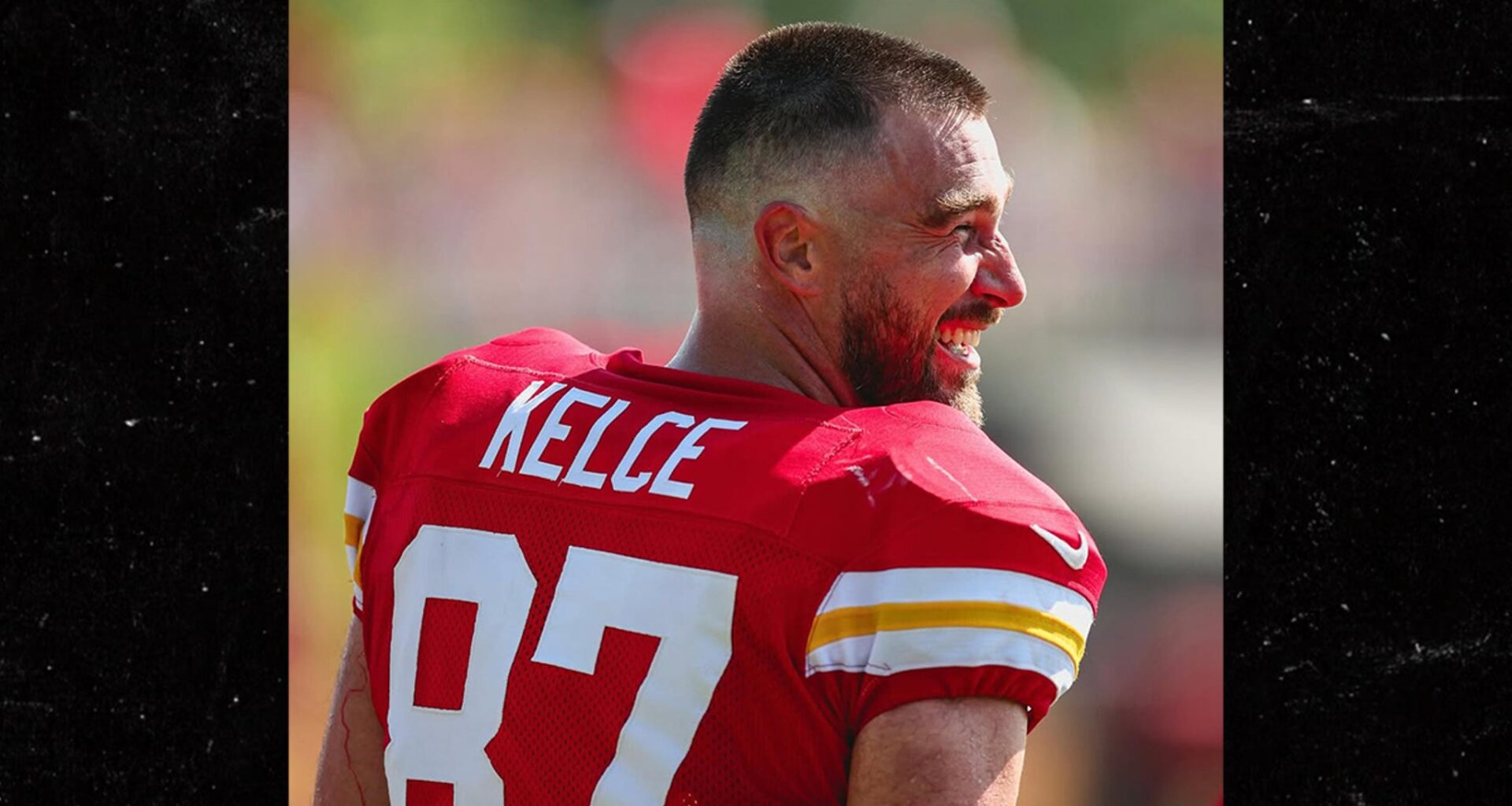 Travis Kelce Shaves Long Hair Before NFL Season