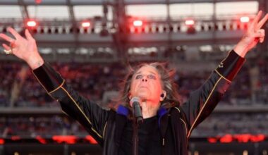 Ozzy Osbourne gave NFL performance in 2022 but just 10 secs seen on TV - Football - Sports