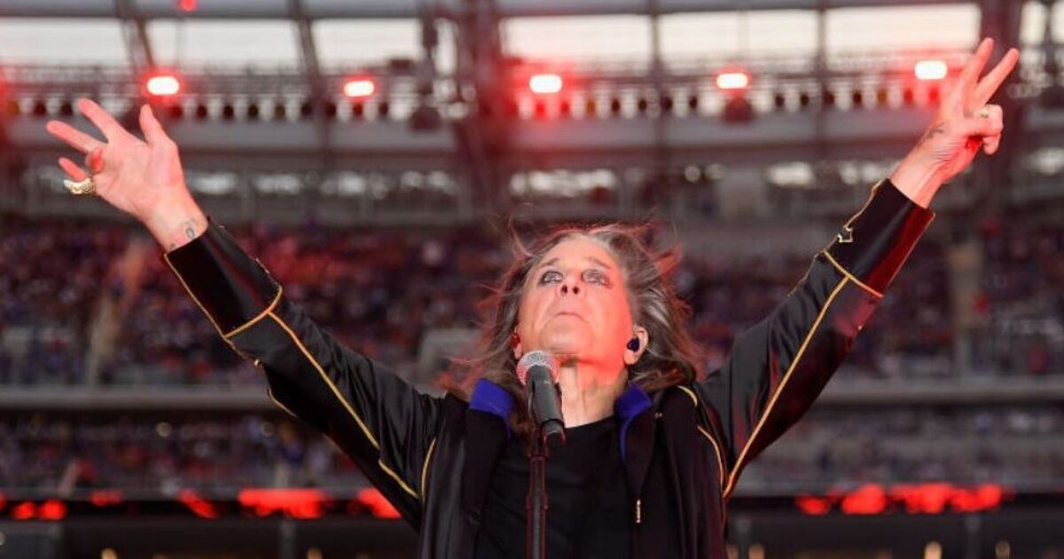 Ozzy Osbourne gave NFL performance in 2022 but just 10 secs seen on TV - Football - Sports