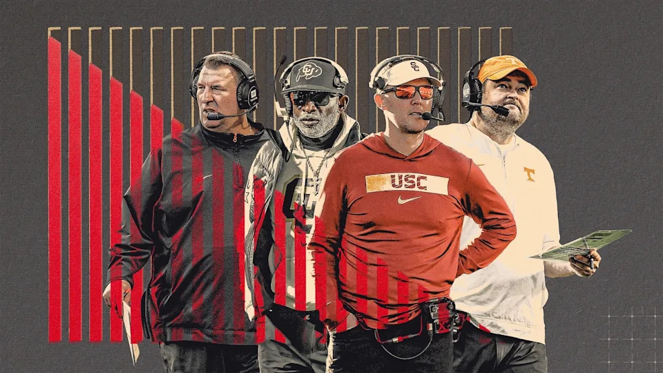 These college football teams could be in for a disappointing season this year. (Mallory Bielecki/Yahoo Sports)