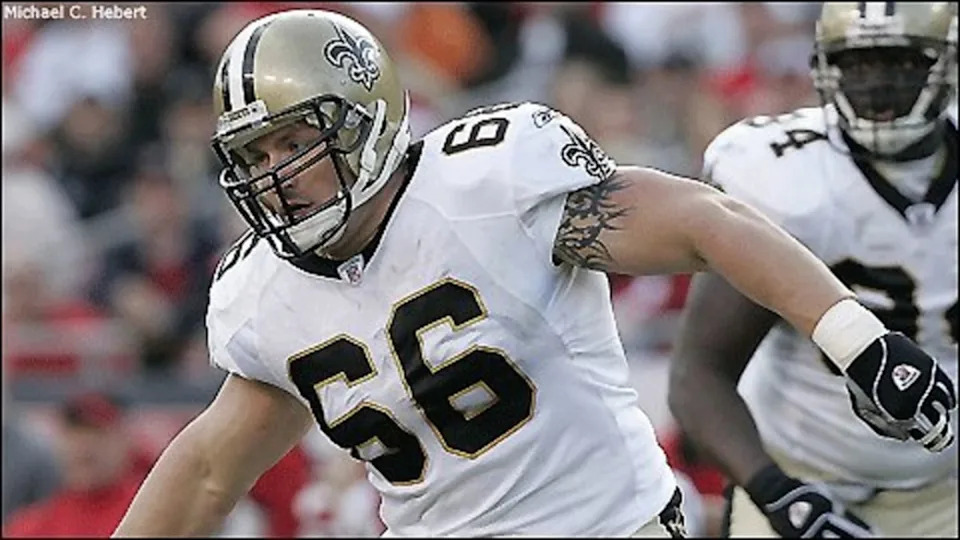 Former New Orleans Saints defensive tackle Brian Young (66). Credit: neworleanssaints.com