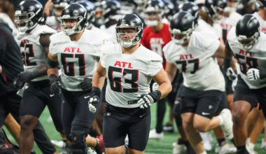 Atlanta Falcons' rugged offensive line is a strength of the team