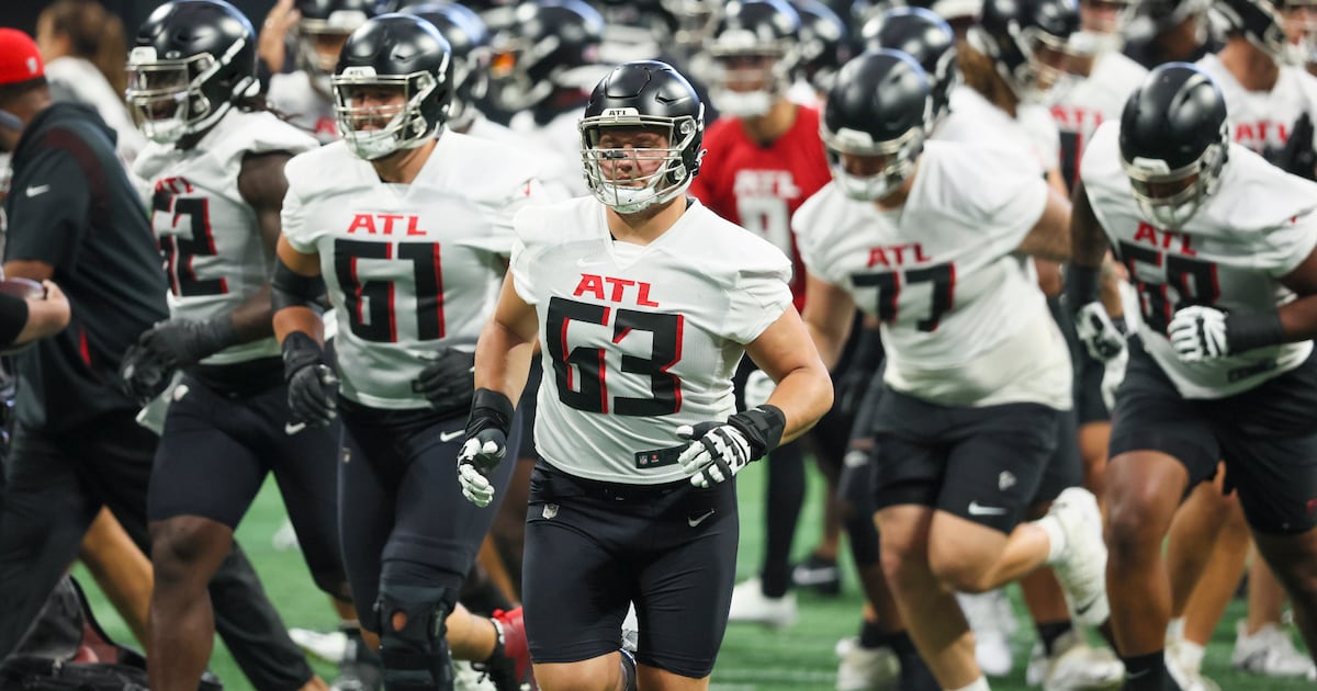 Atlanta Falcons' rugged offensive line is a strength of the team