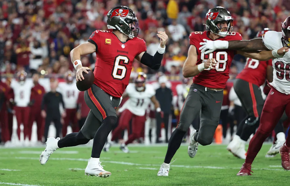 Baker Mayfield has found a home in Tampa. If one can live with interceptions -- he threw 16 last year -- to go with a lot of yards and touchdown passes, grab him in the middle of your draft. Decision: Draft