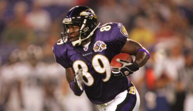 Baltimore Ravens All Quarter Century Team: Wide Receiver No. 2