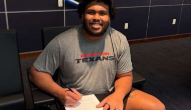 Texans rookie Kyonte Hamilton undergoing leg surgery Thursday, expected to be placed on injured reserve