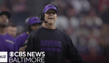 Baltimore Ravens Coach John Harbaugh meets with President Trump