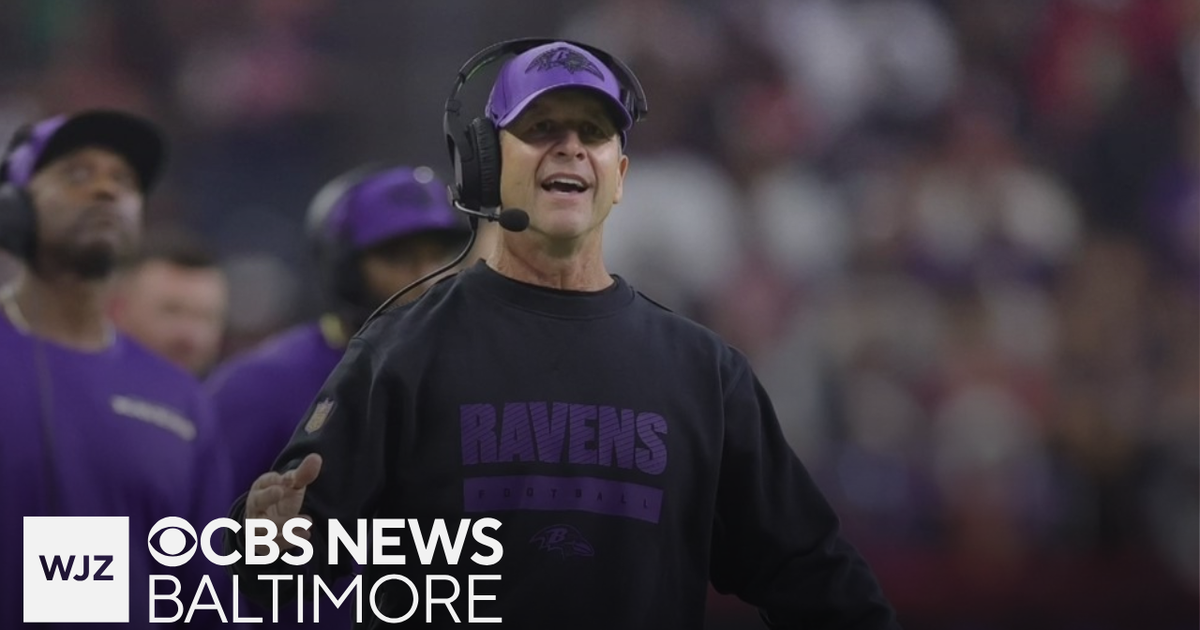 Baltimore Ravens Coach John Harbaugh meets with President Trump