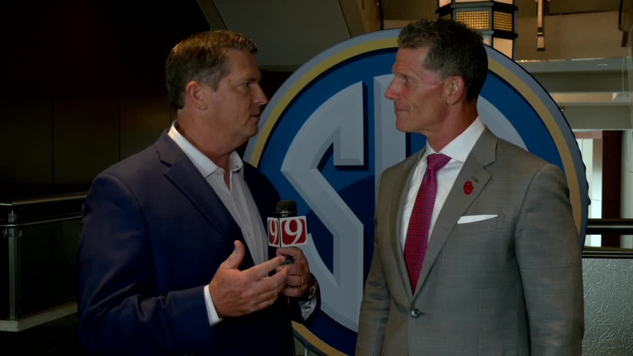 OU Football Head Coach Brent Venables talks shop