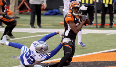 Offensive lineman and a wide receiver