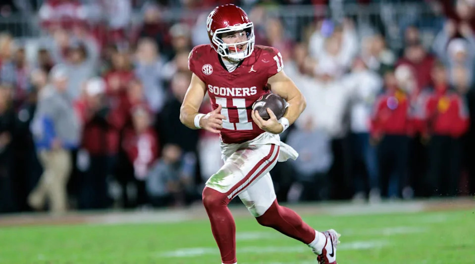 Oklahoma Sooners QB Jackson Arnold.© William Purnell-Imagn Images