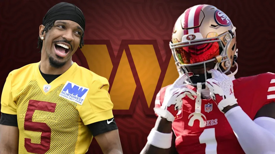 Deebo Samuel and Jayden DanielsFanStreamSports&period;com