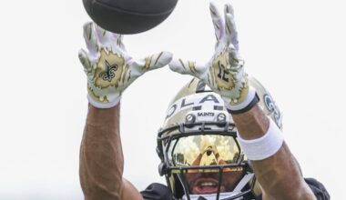 Saints WR Chris Olave content to wait on contract extension | Saints