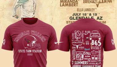 Unite Your Fandom Morgan Wallen X Arizona Cardinals State Farm Stadium 2025 Shirt