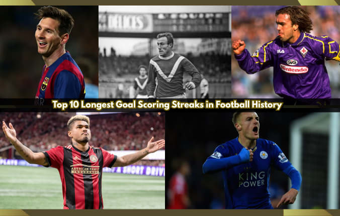 Top 10 Longest Goal Scoring Streaks in Football History