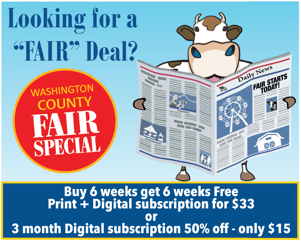 Washington County Daily News County Fair sale