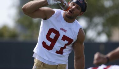 Inman: First impressions as D-line, Jennings debut well at 49ers camp | Sports