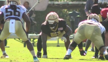 Saints trying to get back to winning ways by winning in the trenches