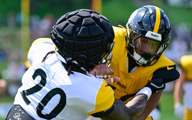 Pittsburgh Steelers LB Malik Harrison RB Kaleb Johnson