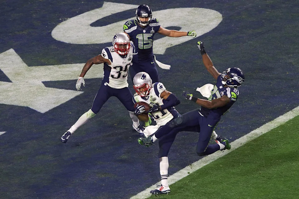 Malcolm Butler's goal-line interception in Super Bowl XLIX was a critical moment for two of the 21st century's best teams. (Photo by John Iacono /Sports Illustrated via Getty Images)