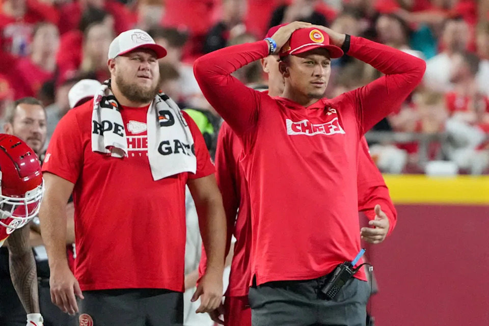 Kansas City Chiefs center Creed Humphrey lands at No. 93 on the NFL's Top 100 players list.Denny Medley-Imagn Images