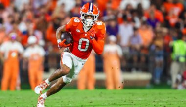 Clemson WR Antonio Williams a Top 15 underclassman for 2026 NFL draft