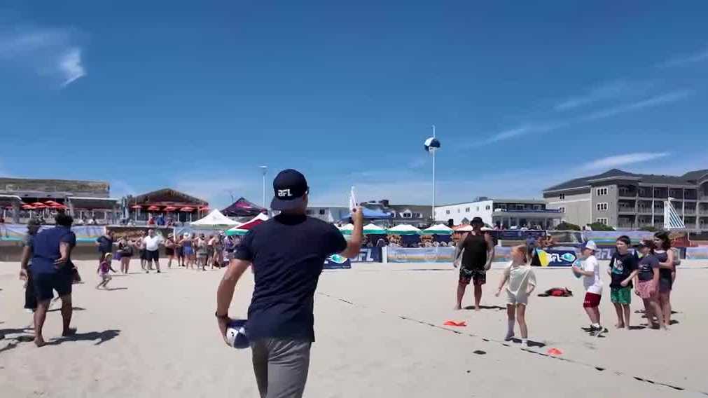 Beach Football League hosts open tryout at Hampton Beach