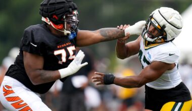 Bengals refreshingly show up on a top OL ranking list