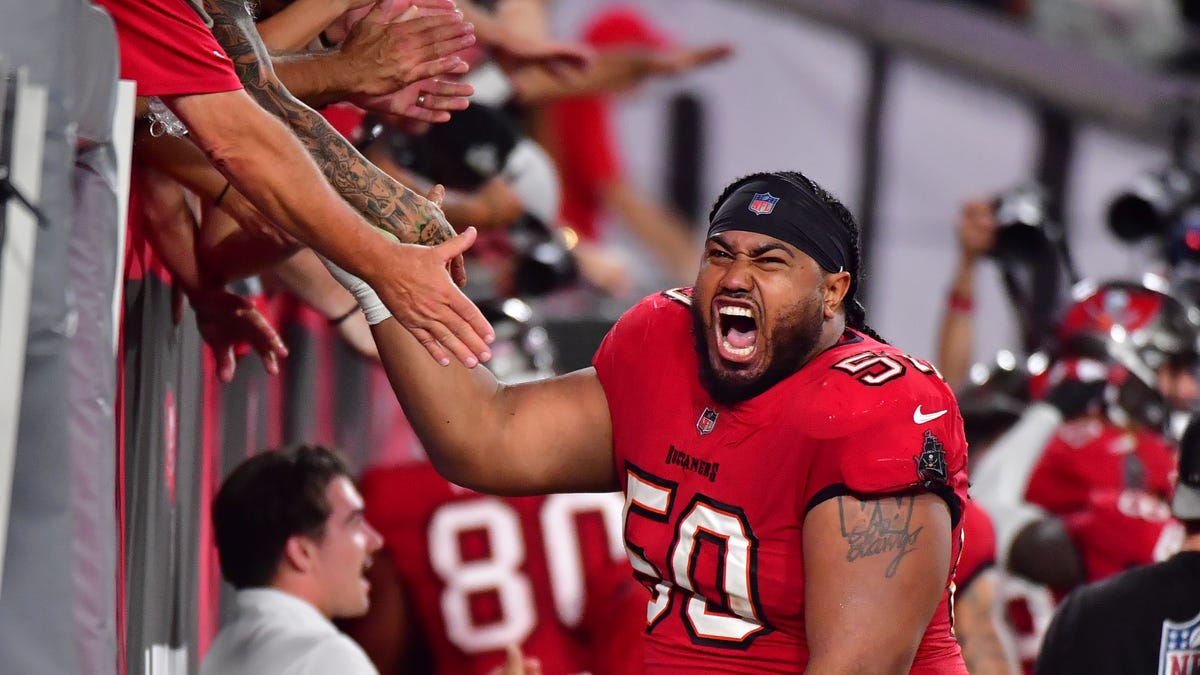 Bucs big man in the middle of their defense makes the NFL Top 100 list