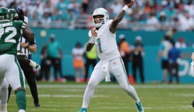 Tua Tagovailoa comes in at No. 91 on NFL’s Top 100 list