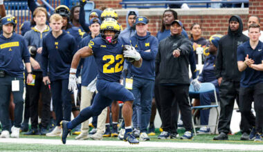 Michigan football running back Justice Haynes makes NIL history with equity deal
