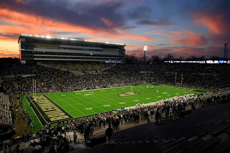 WEST LAFAYETTE, INDIANA - NOVEMBER 16: A general view is seen of the inside of the stadium during the game between the Penn State Nittany Lions and the Purdue Boilermakers at Ross-Ade Stadium on November 16, 2024 in West Lafayette, Indiana. (Photo by Justin Casterline/Getty Images)