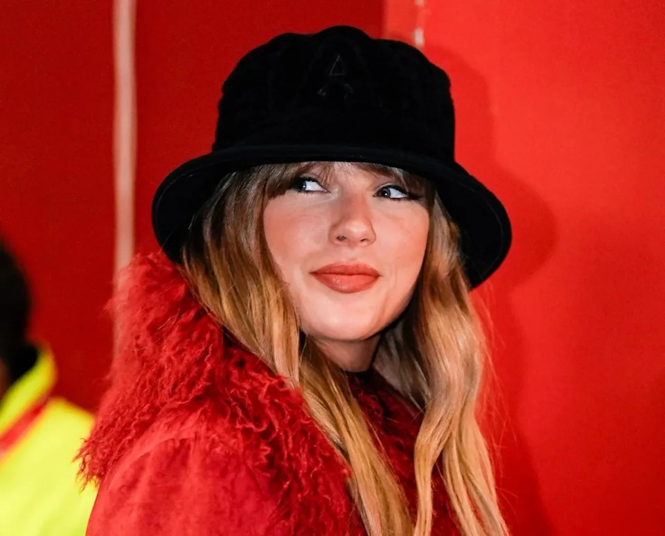 Taylor Swift arrives to Arrowhead Stadium to cheer for the Chiefs on Dec. 21, 2024.Jay Biggerstaff-Imagn Images