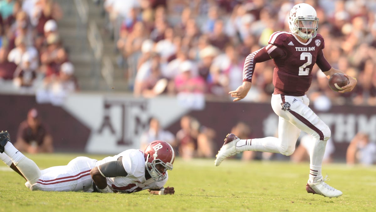 QB Johnny Manziel ranked as the No. 6 all-time college football QB
