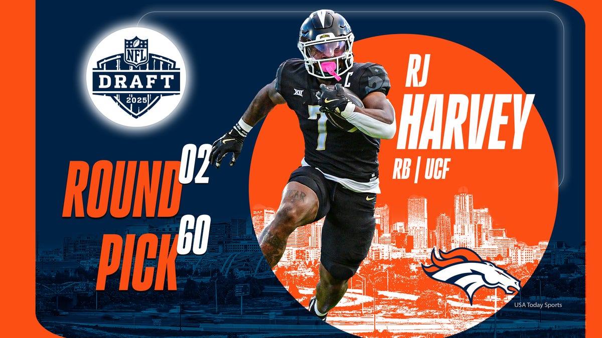 RB RJ Harvey signing 4-year rookie contract