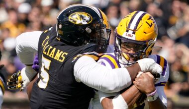 Kristian Williams auditions as backup defensive lineman