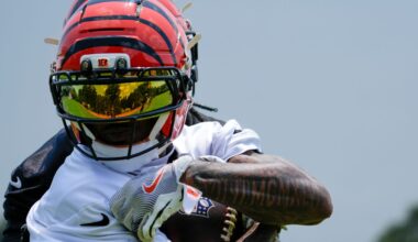 Ja'Marr Chase training with star WRs at Chad Johnson's workshop