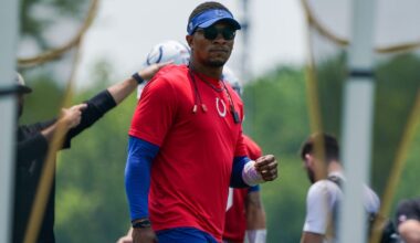 Colts QB is throwing prior to training camp