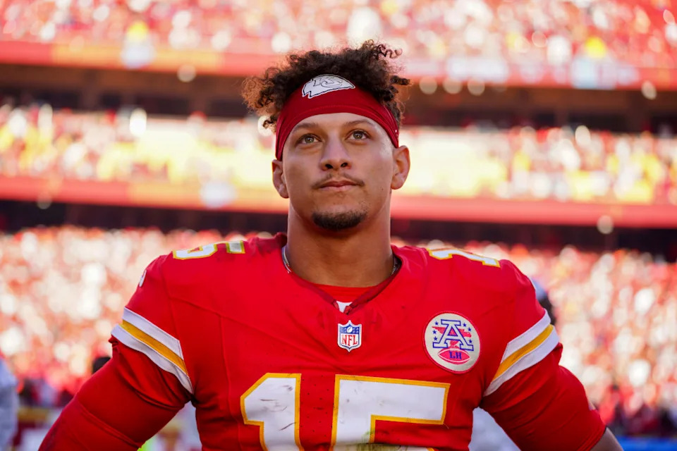Kansas City Chiefs quarterback Patrick Mahomes (15).Denny Medley-Imagn Images