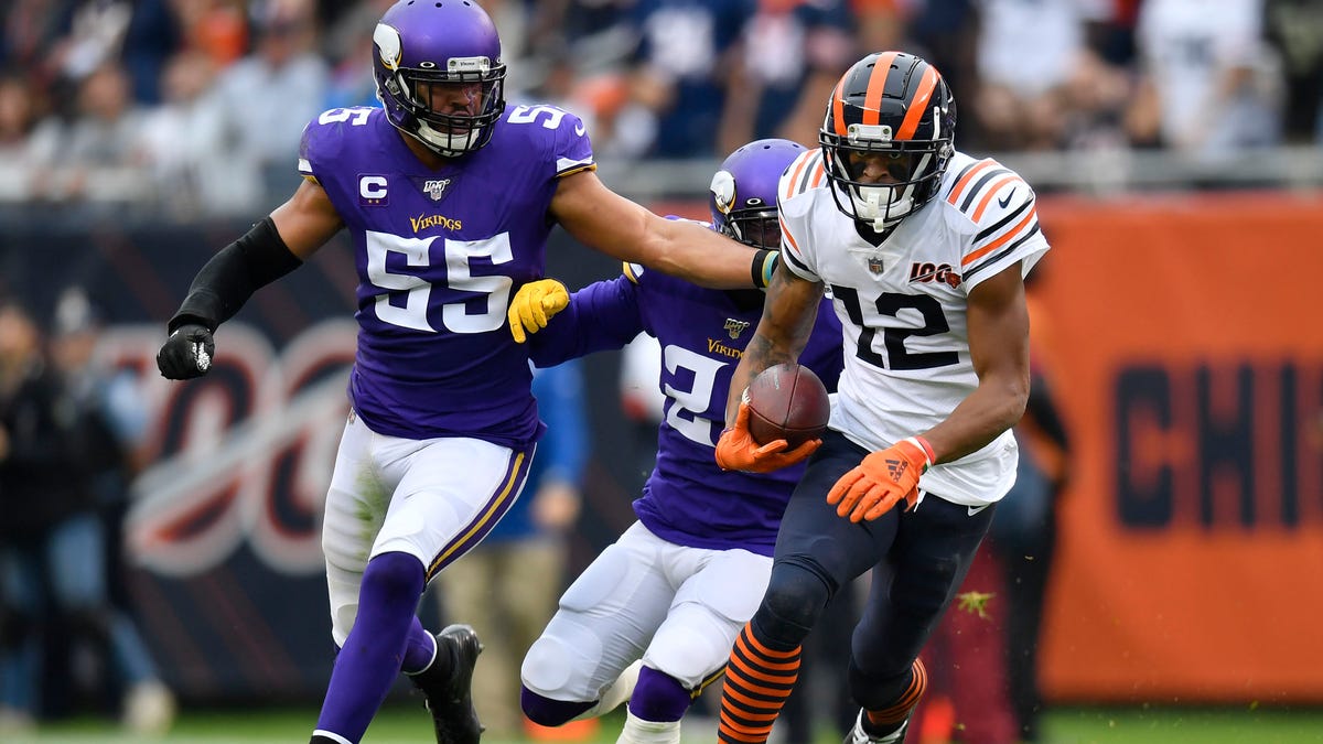 Former Vikings LB heads out west in PFF's 2014 NFL re-draft