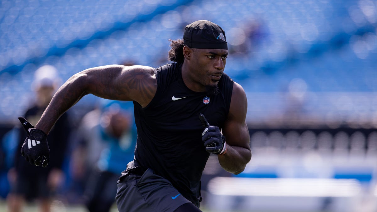 Panthers WR Xavier Legette looks incredible in summer workouts