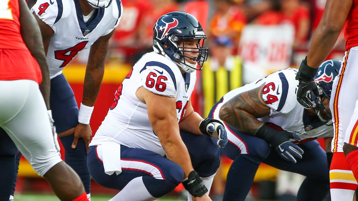 66 days until the Texans' 2025 season opener: Who has worn No.66?