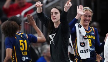 Caitlin Clark sparked a Colts QB controversy with beautiful football pass