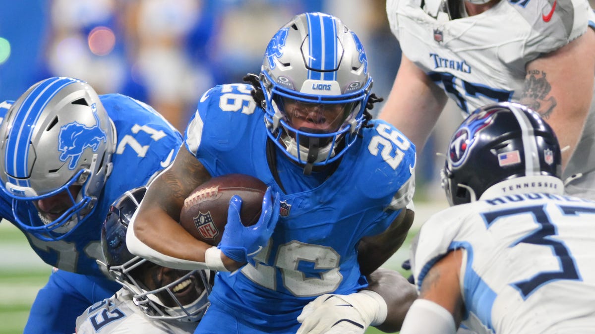 Detroit Lions' Jahmyr Gibbs moves up among ESPN's top running backs